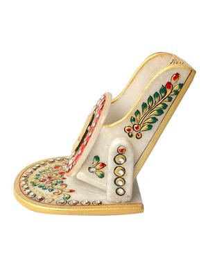multicolored embellished marble mobile holder with watch - 11359444 - Standard Image - 2