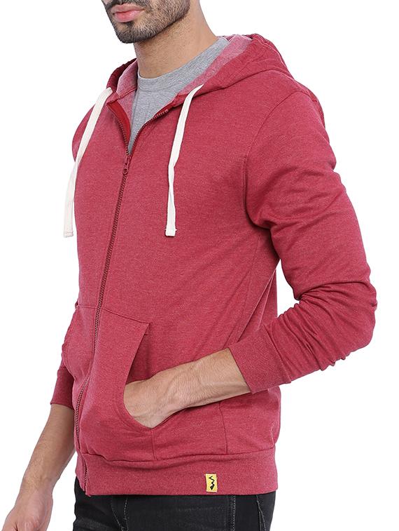 red color, cotton sweatshirt - 11360604 - Zoom Image - 2