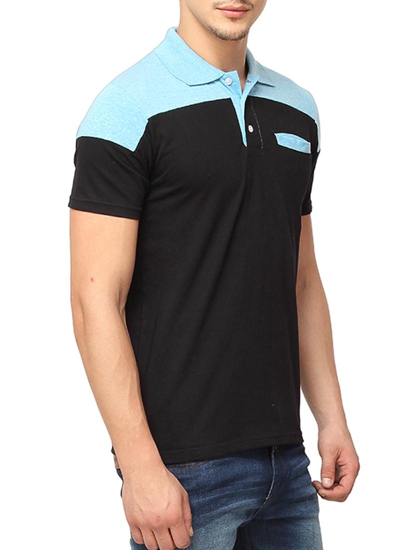 colour block cotton t-shirt - 11360710 - Zoom Image - 2