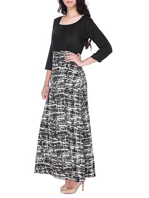 black polyester maxi dress - 11365980 - Standard Image - 2