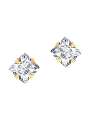 white gold plated pendant and earrings - 11367078 - Standard Image - 2
