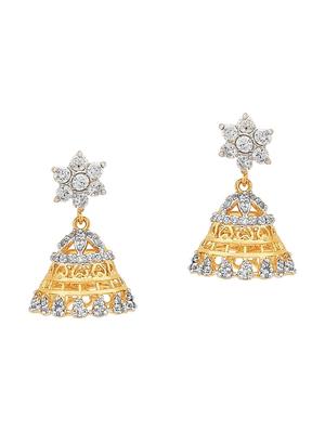 white gold plated drop (set of 3) earrings - 11370497 - Standard Image - 2
