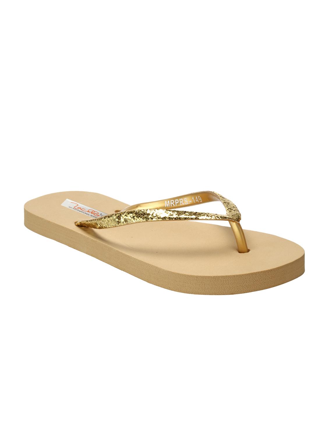 gold shimmer flip flop - 11374169 - Zoom Image - 2