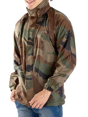 multi colored nylon blend casual jacket - 11374802 - Standard Image - 2