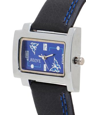 black leather analog wrist watch - 11375992 - Standard Image - 2