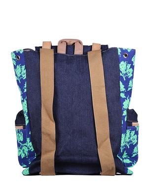 multi coloured canvas printed backpack - 11383075 - Standard Image - 2