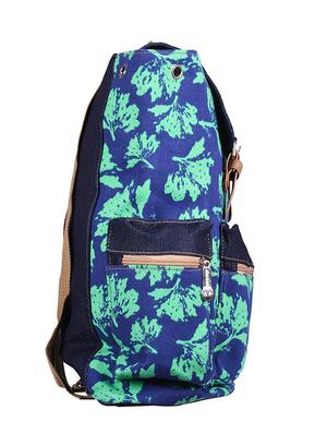 multi coloured canvas printed backpack - 11383075 - Standard Image - 5