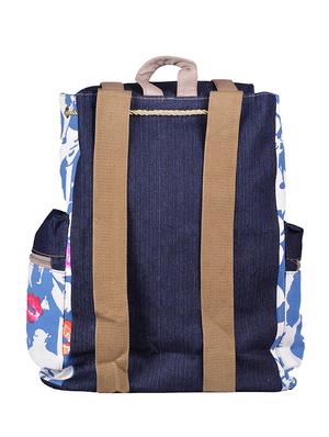 multi coloured canvas printed backpack - 11383081 - Standard Image - 2