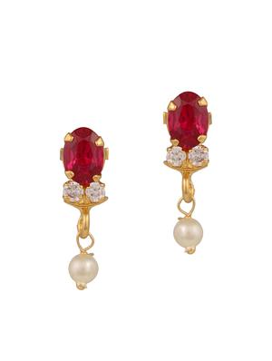 pink gold plated necklaces and earring - 11383110 - Standard Image - 2
