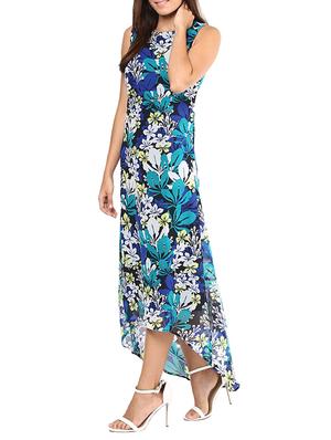 round neck high low a-line dress - 11384743 - Standard Image - 2