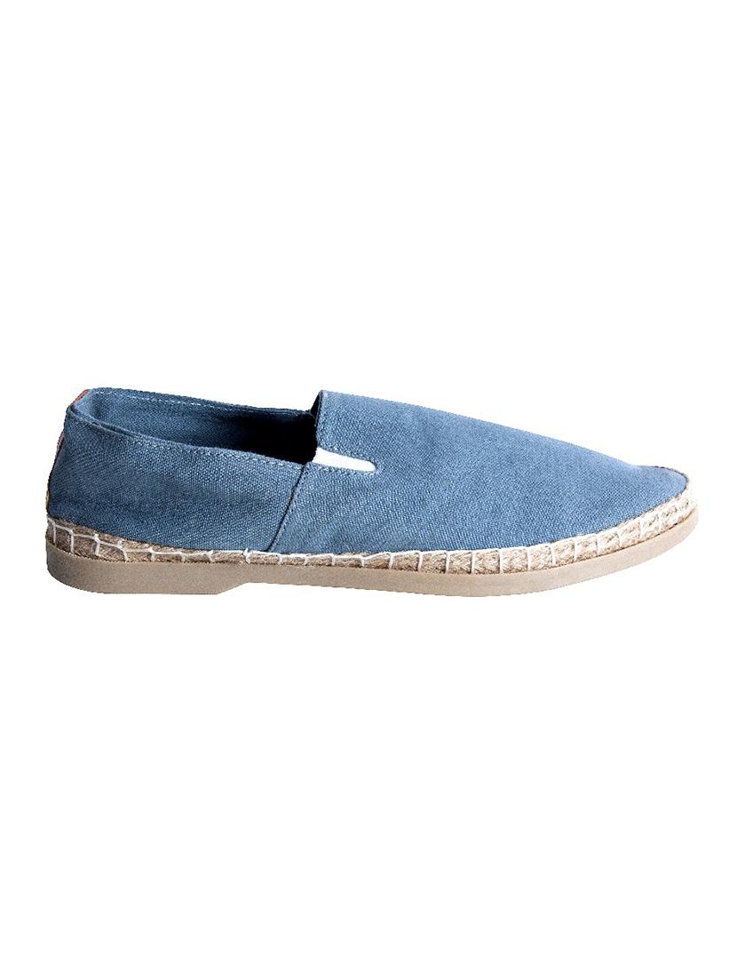 solid stone blue canvas espadrilles - 11388661 - Zoom Image - 2