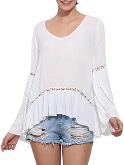 solid white cotton top - 11393473 - Very Small Image - 1