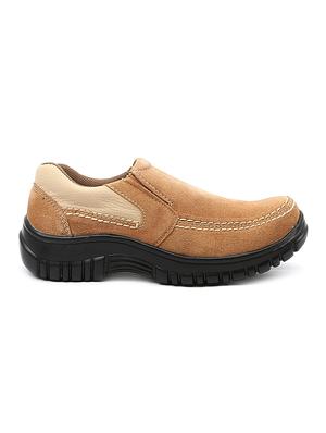 brown suede casual slip ons - 11393725 - Standard Image - 2