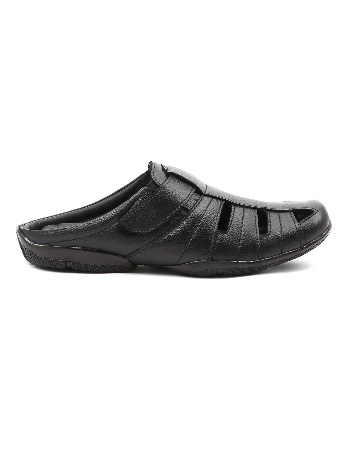 black leather slippers - 11398659 - Zoom Image - 2