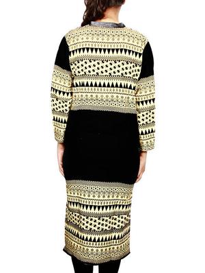 black cotton kurta - 11403367 - Standard Image - 2