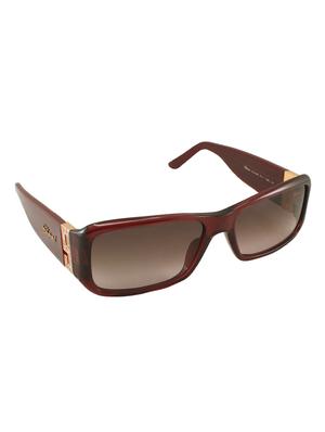 chopard women rectangle maroon full frame acetate sunglass chopard-sch040s-09nj - 11404855 - Standard Image - 2