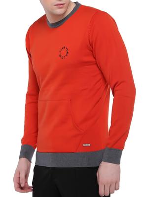 orange cotton pullover - 11412616 - Standard Image - 2