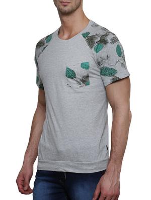 grey cotton raglan tshirt - 11428412 - Standard Image - 2