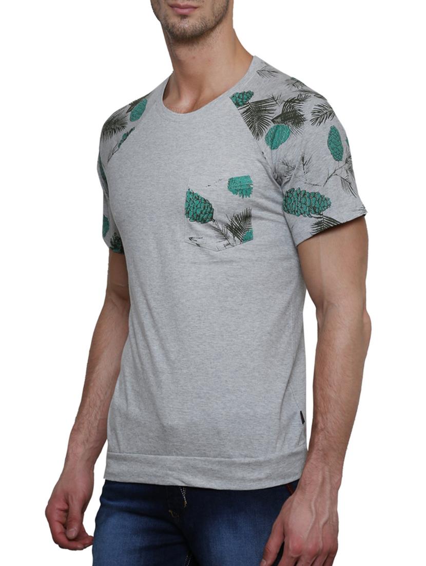 grey cotton raglan tshirt - 11428412 - Zoom Image - 2