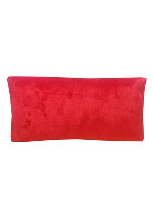 red embellished velvet clutch - 11432326 - Standard Image - 2