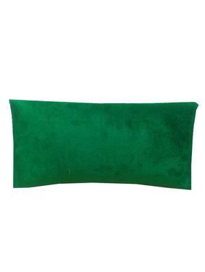 green embellished velvet clutch - 11432328 - Standard Image - 2