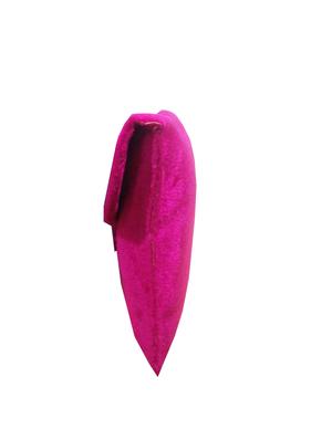 pink embellished velvet clutch - 11432330 - Standard Image - 5
