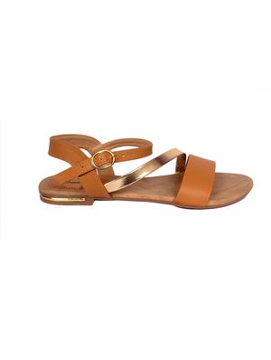tan faux leather sandal - 11438590 - Standard Image - 2