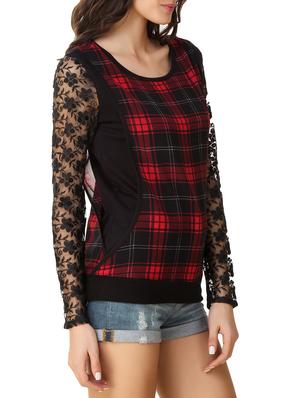 red jersey top - 11441447 - Standard Image - 2