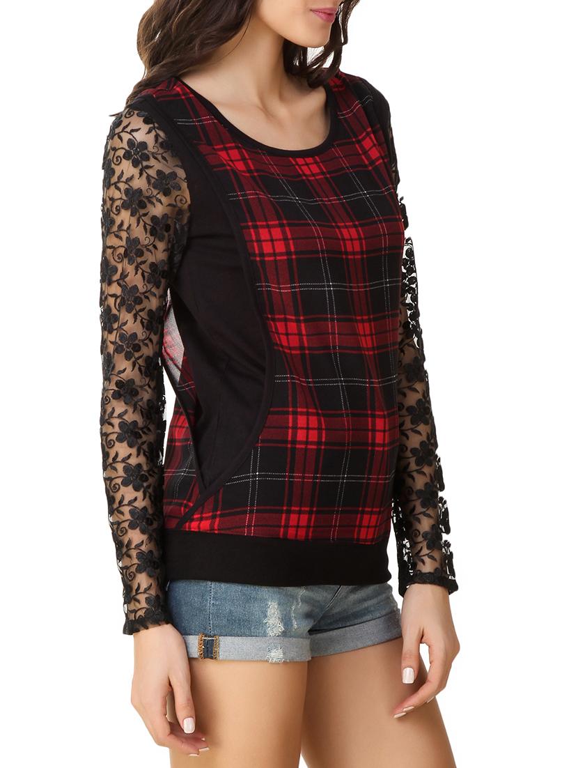 red jersey top - 11441447 - Zoom Image - 2