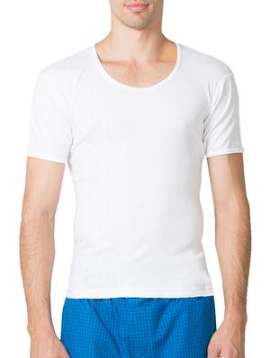 white cotton vests ( set of 2) - 11450053 - Standard Image - 2