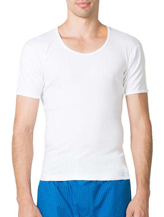 white cotton vests ( set of 2) - 11450053 - Zoom Image - 2