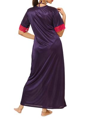 poly satin night wear set (set of 8) - 1145295 - Standard Image - 2