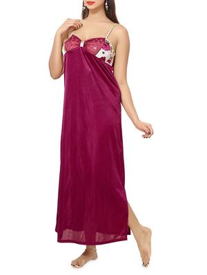 pink satin nightwear set - 1145301 - Standard Image - 2