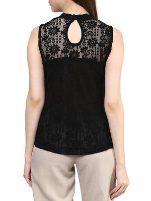 solid black net top - 11455566 - Standard Image - 2