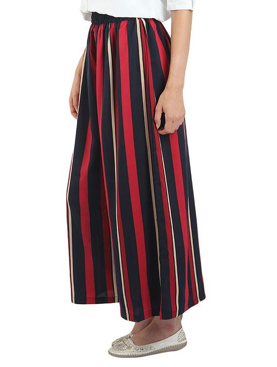 multicolored striped polyester palazzo - 11461360 - Zoom Image - 2
