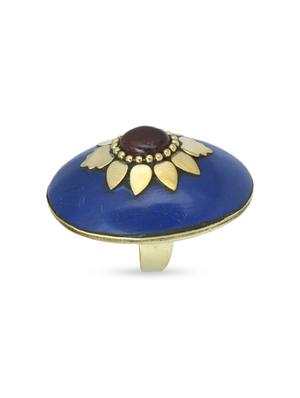 dark blue brass hand ring - 11478049 - Standard Image - 2