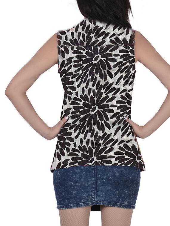 multi colored cotton regular top - 11489241 - Zoom Image - 2
