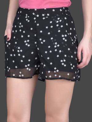 star printed monochrome shorts - 1149122 - Standard Image - 2