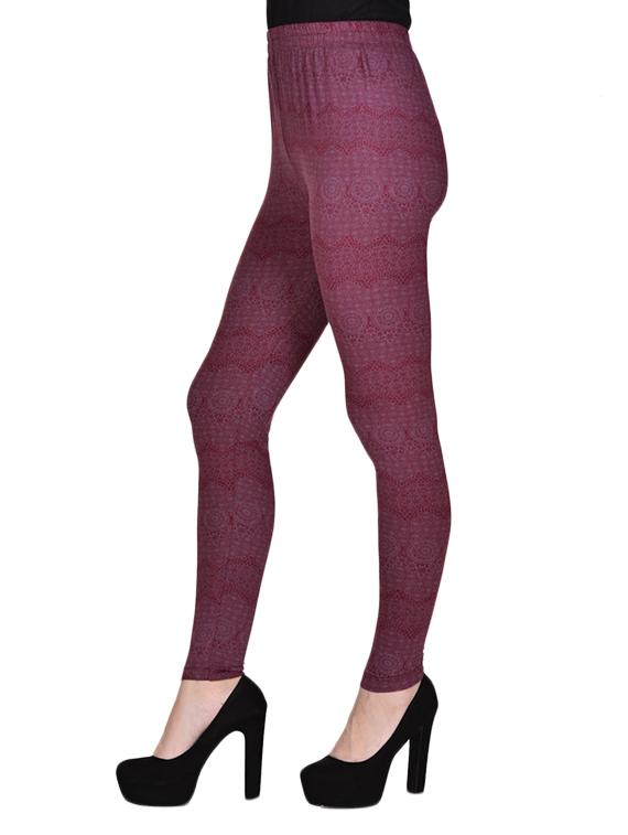 purple viscose legging - 11498187 - Zoom Image - 2