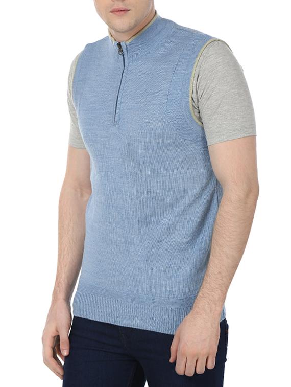blue acrylic pullover - 11499056 - Zoom Image - 2