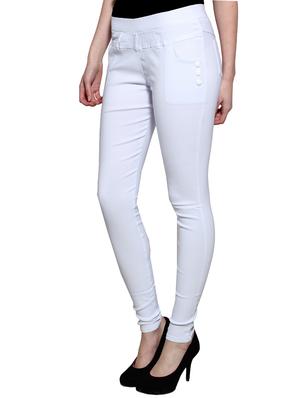 white nylon jeggings - 11508358 - Standard Image - 2