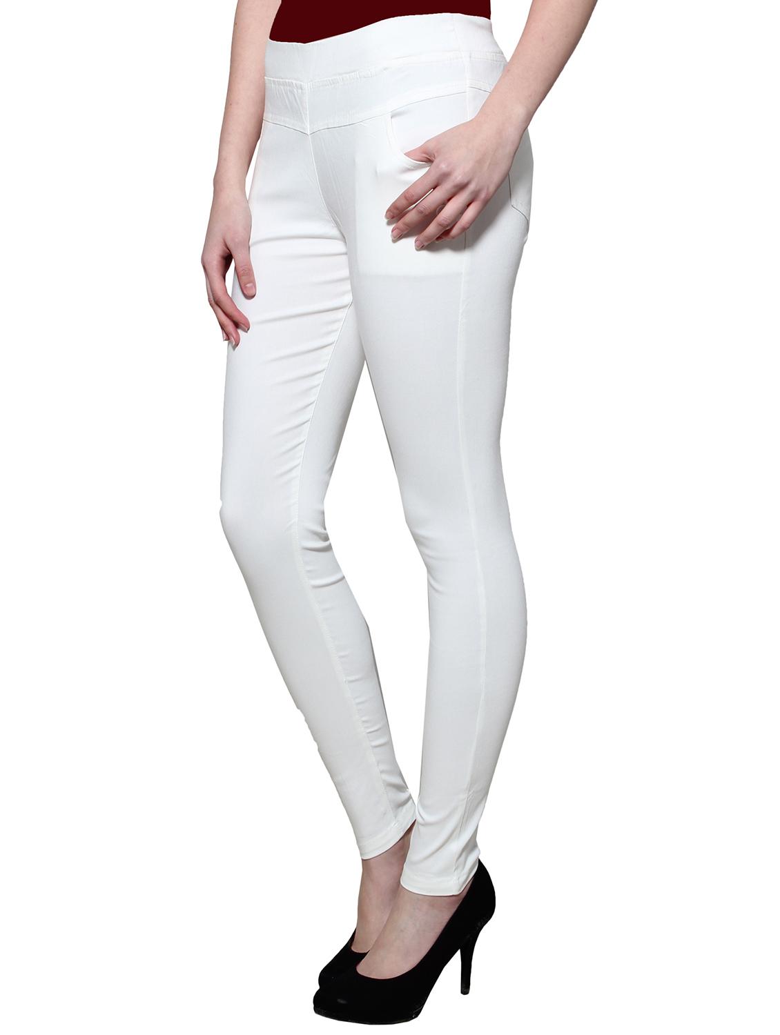 white nylon jeggings - 11508360 - Zoom Image - 2