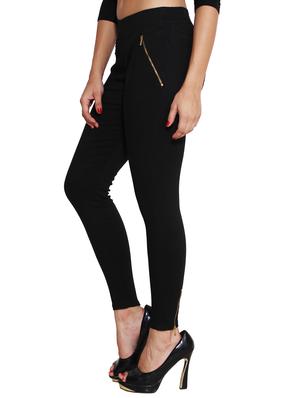black polyester jegging - 11508368 - Standard Image - 2