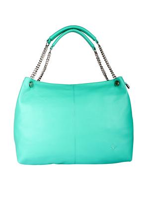 solid green leatherette handbag - 11512622 - Standard Image - 2