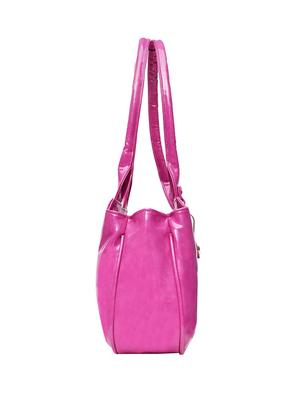 pink leatherette handbag - 11519179 - Standard Image - 5