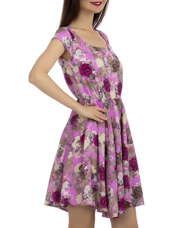 fit & flare floral dress - 11525997 - Zoom Image - 2