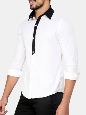 white cotton casual shirt - 11536280 - Standard Image - 2