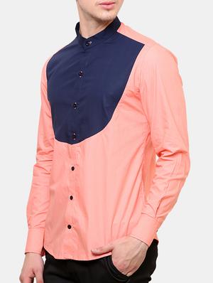 pink cotton casual shirt - 11536376 - Standard Image - 2