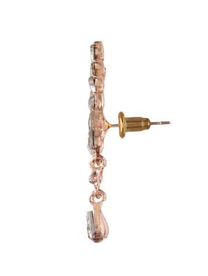 gold toned embellished metal earrings - 11538927 - Standard Image - 2