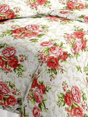 ecraftindia red floral double bed reversible ac blanket - 11556560 - Standard Image - 2